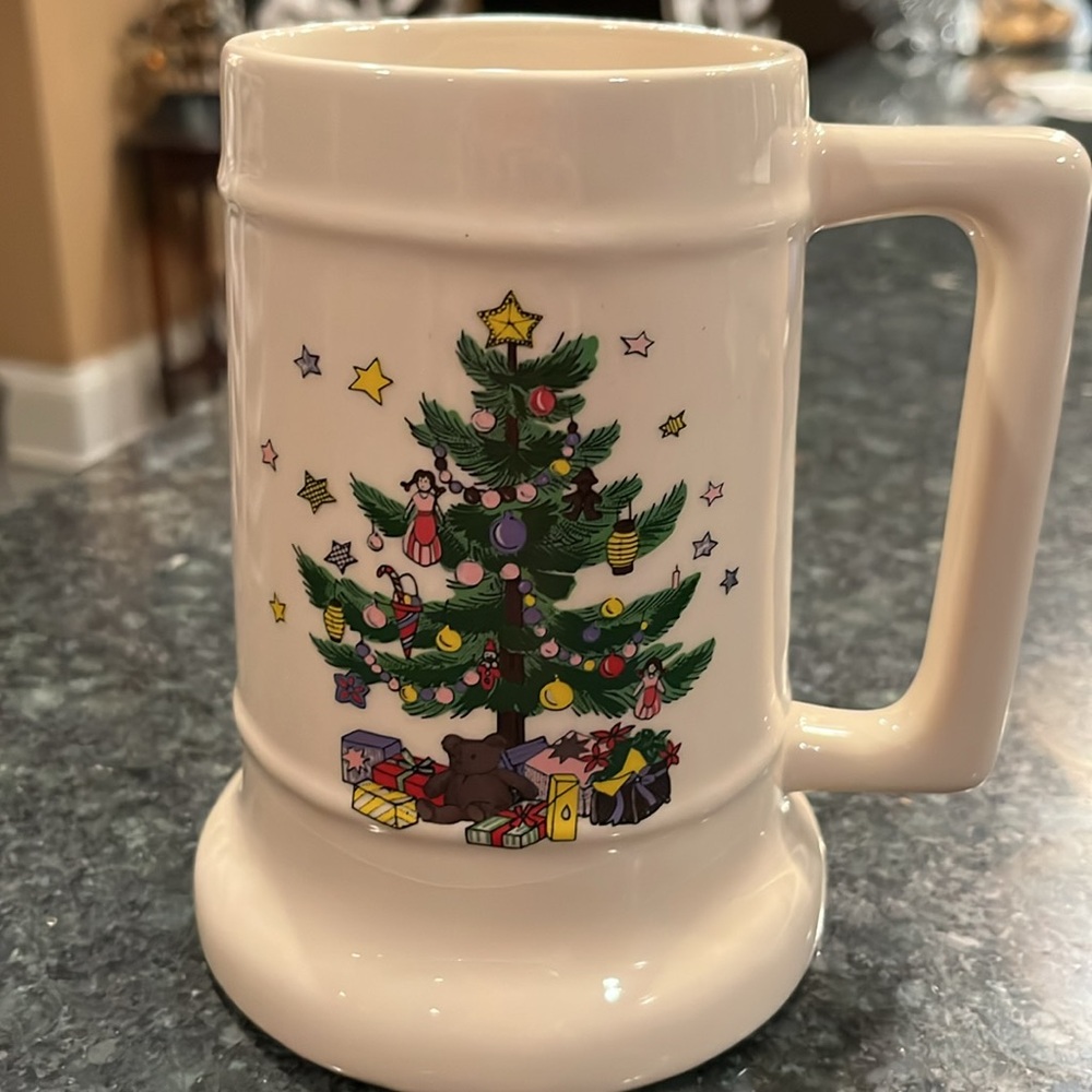 Christmas beer stein Nikko good condition no chips/cracks - Picture 2 of 4